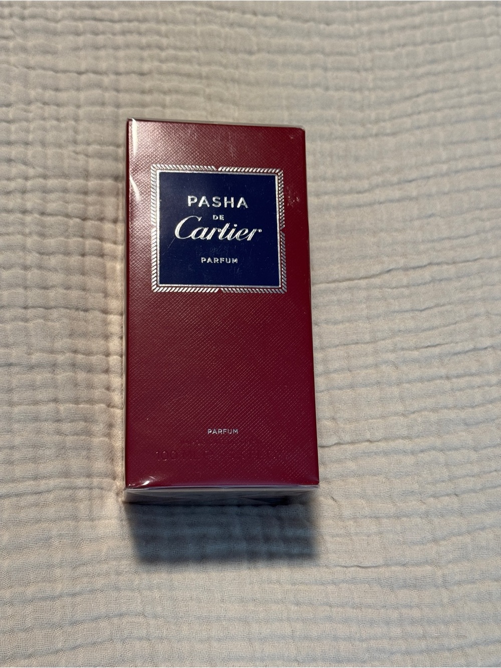 Cartier Pasha Parfum for Women — Burgundy and Navy Accents